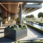 nowoczesne donice tarasowe